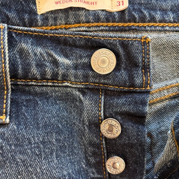 Levi’s Wedgie Straight Jeans | Size 31 | Button-Fly | NWT - Picture 2 of 3
